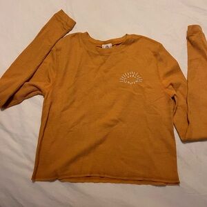 Free People Waffle Shirt